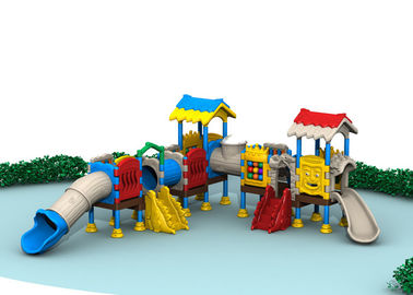 Plastic Outdoor Playground Equipment Outside Play Sets Complete Safety Protection